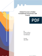 Global Overview of Saline Groundwater Occurences and Genesis