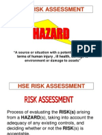 HSE Risk Assessment Scribd