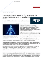 Anatomia Social - Estudo Faz Analogia Do Corpo Humano Com As Mídias Sociais - Ibope2012