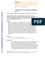 Effect of Low Dose Quercetin and Cancer