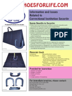 Horseshoes For Life Correctional Institution Security Flyer