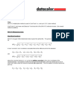 Metamerism Index