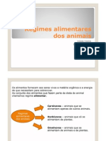 Regimes Aliment Ares Dos Animais