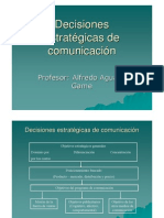 Decisiones Estrategicas de Comunicación