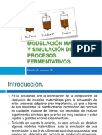 Modelación Matemática y Simulación de Procesos Fermentativos