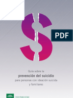 Guia Sobre La Prevencion Del Suicidio para Personas Con Ideación Suicida y Familiares