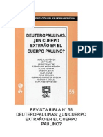 Ribla 55 - Deuteropaulinas Un Cuerpo Extraño en El Cuerpo Paulino