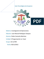 Investigacion de Operaciones Unidad 3