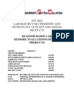 LAB 4 - Sensory Evaluation of Food Products