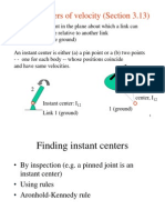 Instant Centers of Velocity Review