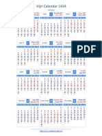 Hijri Calendar1434