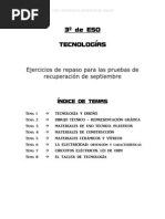 3ESO - Tecnologas - Ejercicios de Verano