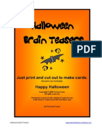 Halloween Brain Teasers