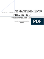 Manual Mantenimiento Preventivo TORNO 16K20 (IMP)