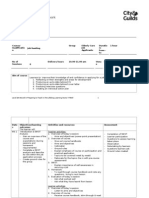 PTLLS - Micro Teach - Scheme of Work