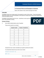 Aqa Gcse Science Command Words