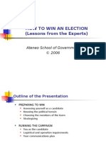 How To Win An Election Presentation