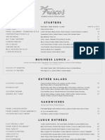 Del Frisco Menus