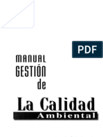 Manual Gestion de La Calidad Ambiental