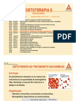 DIETOTERAPIA II Aula 07 Anemias, Osteoporose e Artrites