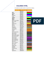 Colores HTML