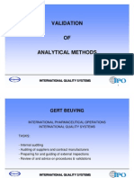 Analytical Method Validation