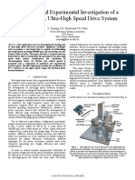 Analytical and Experimental Investigation of A Low Torque, Ultra-High Speed Drive System