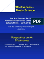 AA Effectiveness - Faith Meets Science