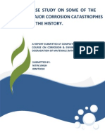 Case Study On Some of The Major Corrosion Catastrophes in The History.