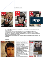 Task 4 Here Are Some Examples of Q Magazine Front Cover: Amber Reohorn