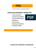 Costos de Posecion y Operacion