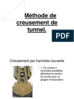 Méthodes de Creusement de Tunnel