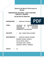 La SRL y La Actividad Empresarial - Enfoques Generales y Actualidad