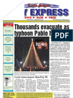 Thousands Evacuate As Typhoon Pablo Hits EV: Daily Express