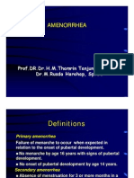 Rps138 Slide Amenorrhea