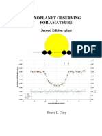 Exoplanet Observing For Amateurs