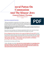 General Patton On Communism and The Khazar Jews General Patton's Warning