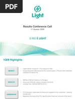 Results Conference Call: 1 Quarter 2009