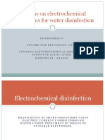 A Review On Electrochemical Technologies For Water Disinfection