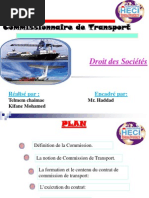 Commissionnaire de Transport