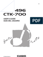 Manual Teclado Casio CTK-496 CTK-700