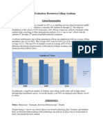 School Evaluation: Downtown College Academy