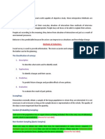 Implication: The Classification of Surveys