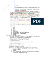 Pathophysiology of Pneumonia