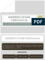 Imperfecciones Cristalinas