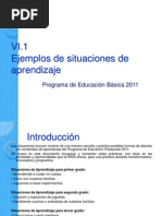 Ejemplos de Situaciones de Aprendizaje