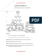 Binomial Theorem