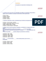 Exercícios Resolvidos de Semântica