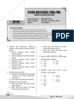 Un Matematika Sma Ipa 2008-Soal+Pembahasan