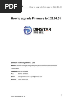 HOw To Upgrade Firmware in Dinstar